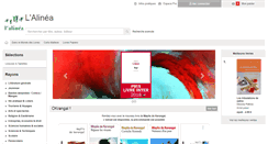 Desktop Screenshot of livre-numerique.librairielalinea.fr